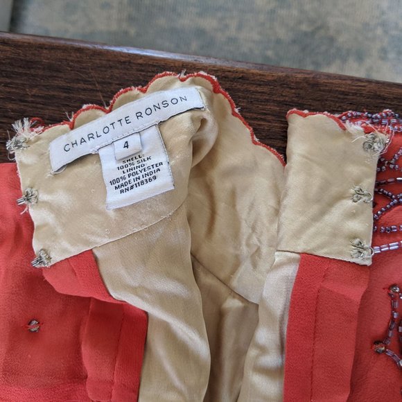 *RARE* Charlotte Ronson Spring 2012 Fringes Top - Picture 12 of 14